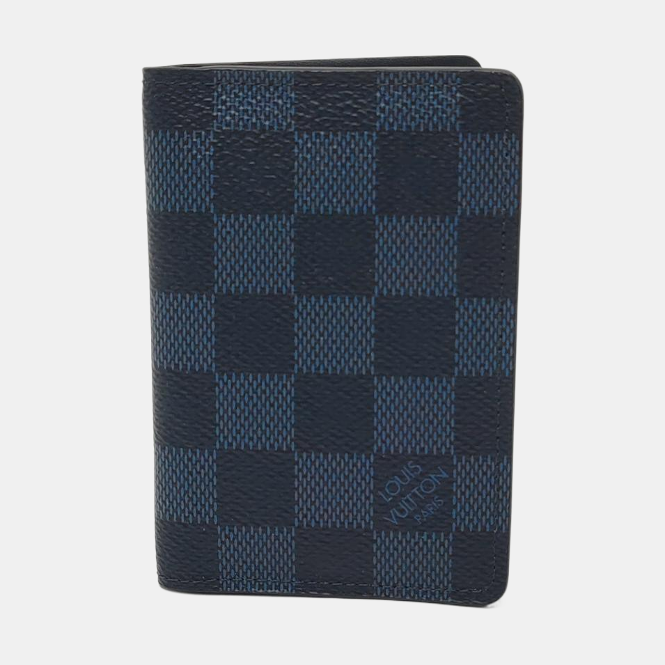 Damier Graphite Coated Canvas Wallet Gray