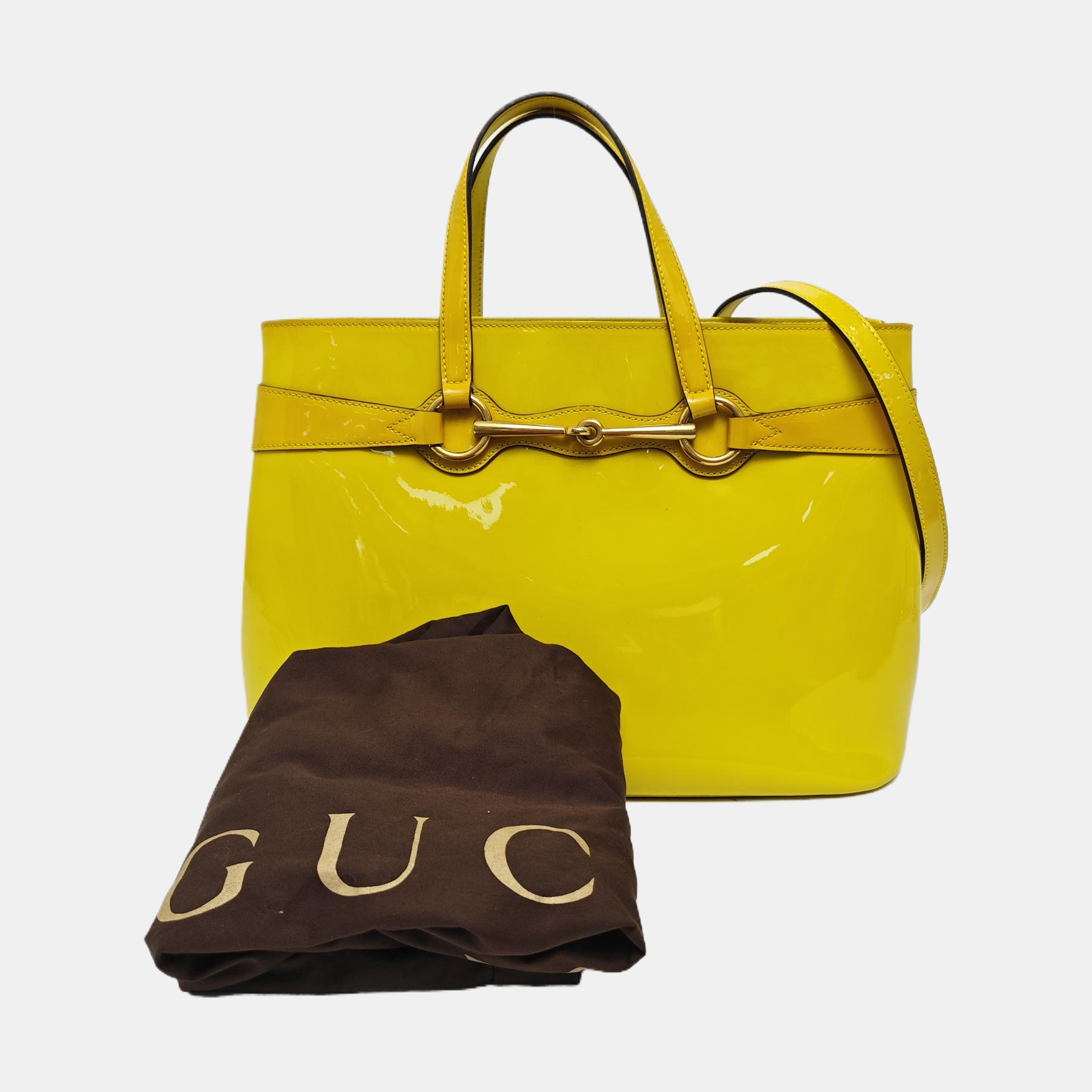 Bright Bit Patent Leather Yellow