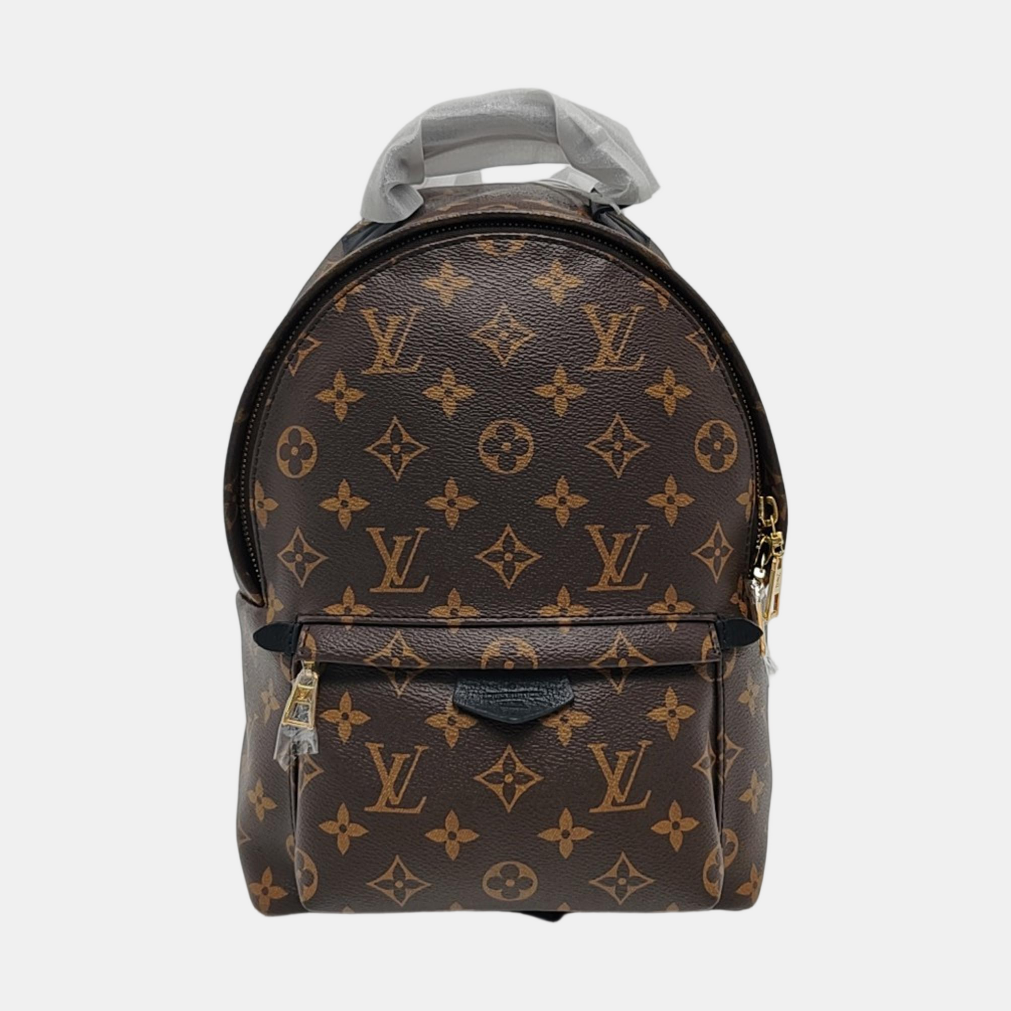 PALM SPRINGS PM Monogram Coated Canvas Brown