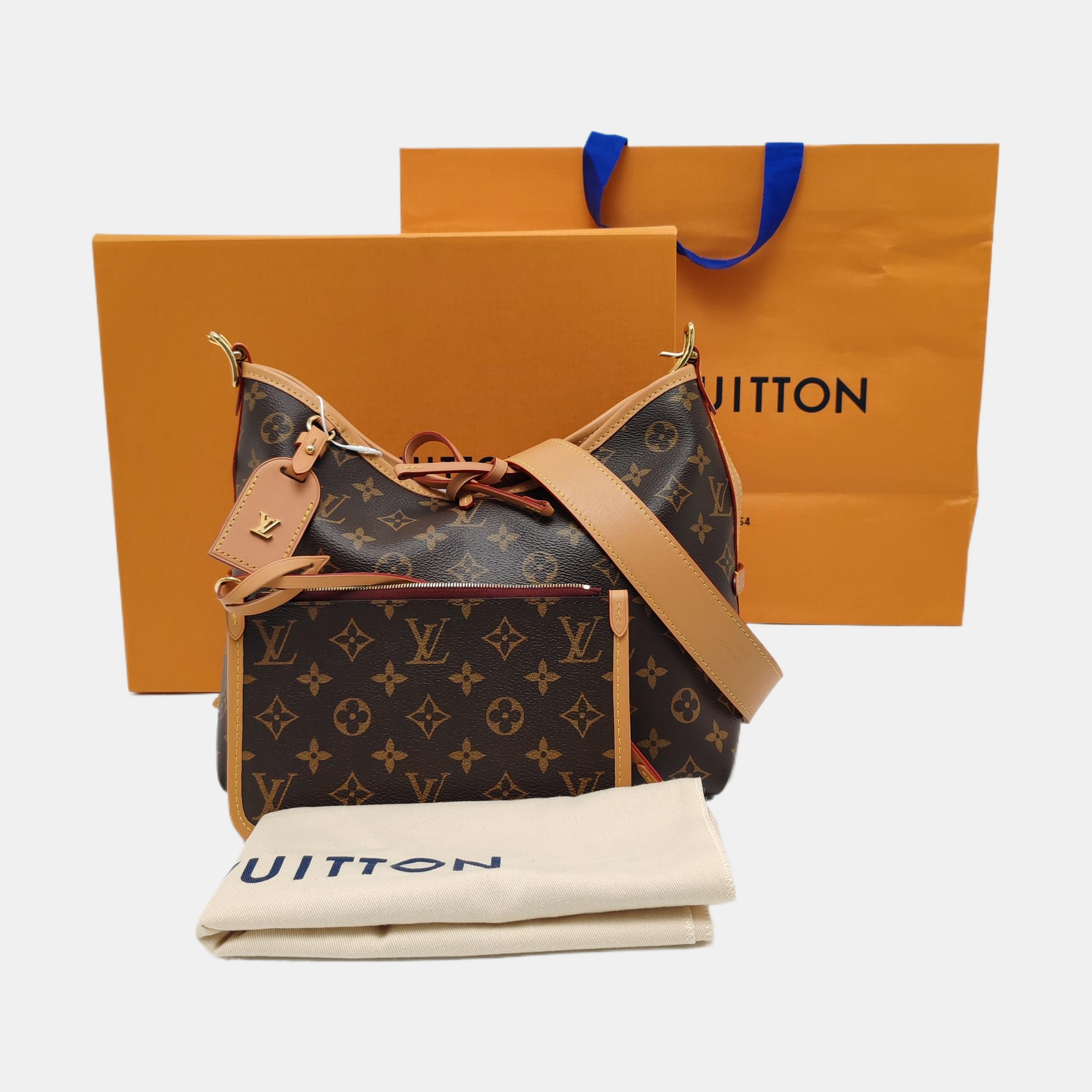 CARRYALL PM Monogram Coated Canvas Brown