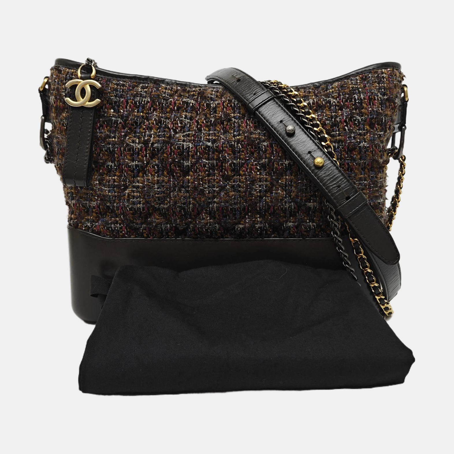 GABRIELLE Medium Quilted Wool Multicolor