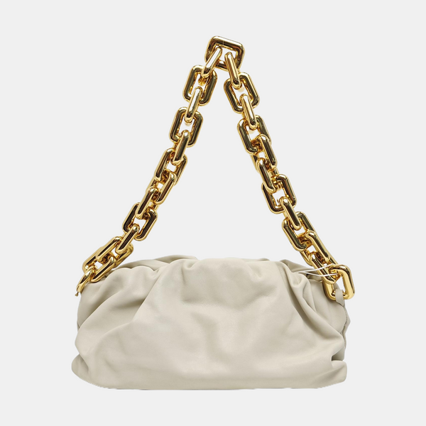The Pouch Mini Calfskin White