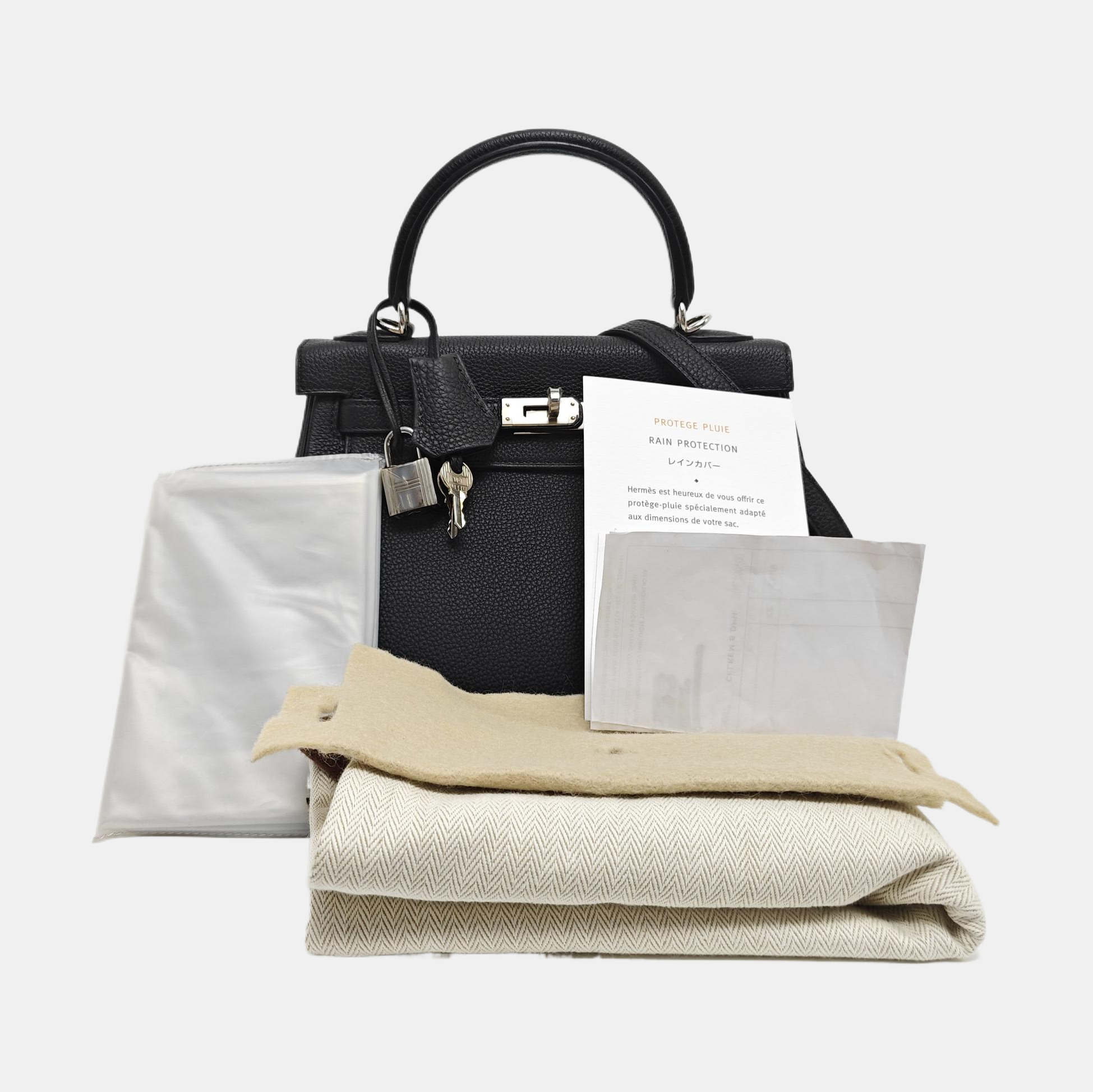 Kelly 25 Togo Black