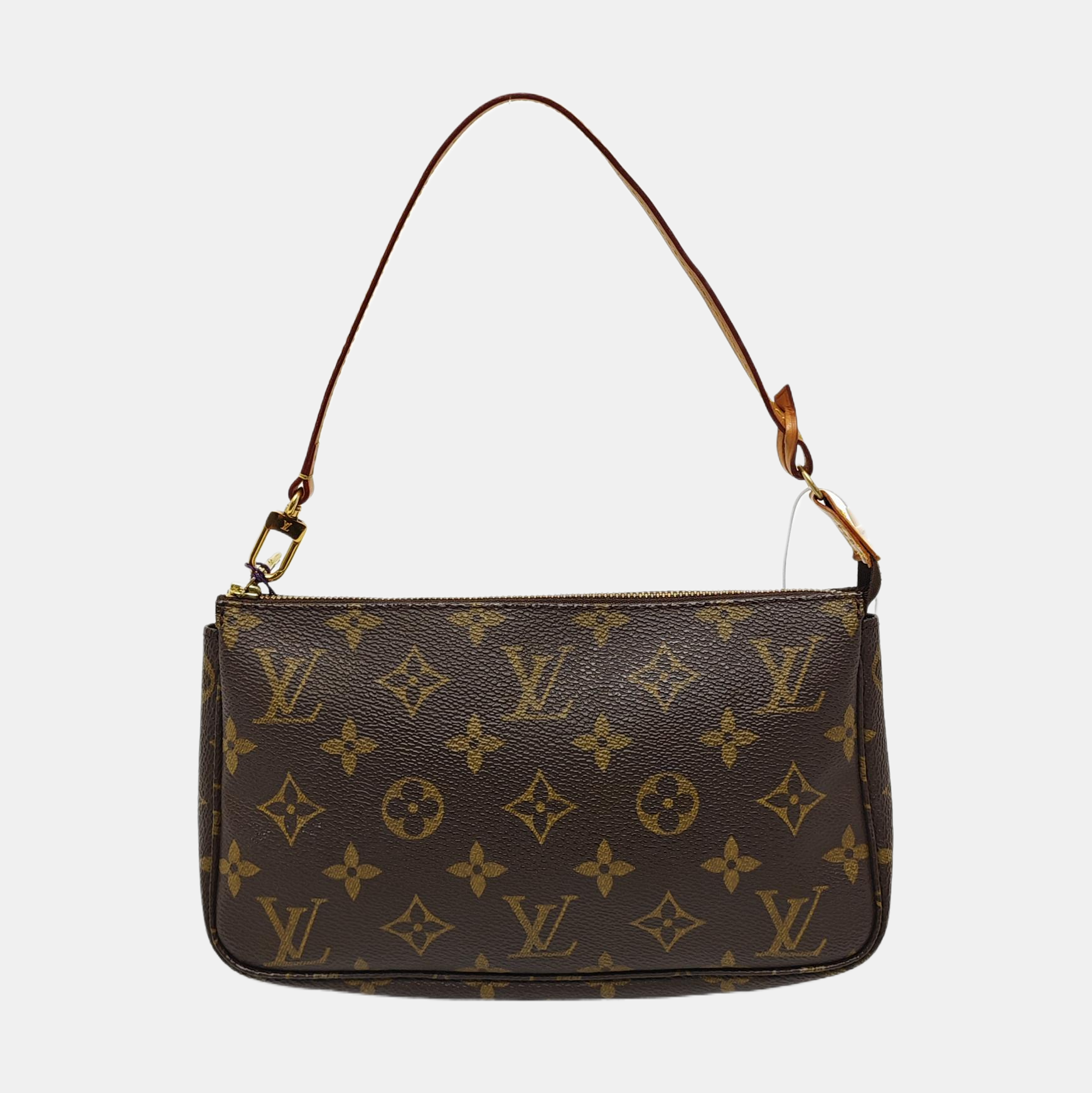 ACCESSOIRES Monogram Coated Canvas Brown