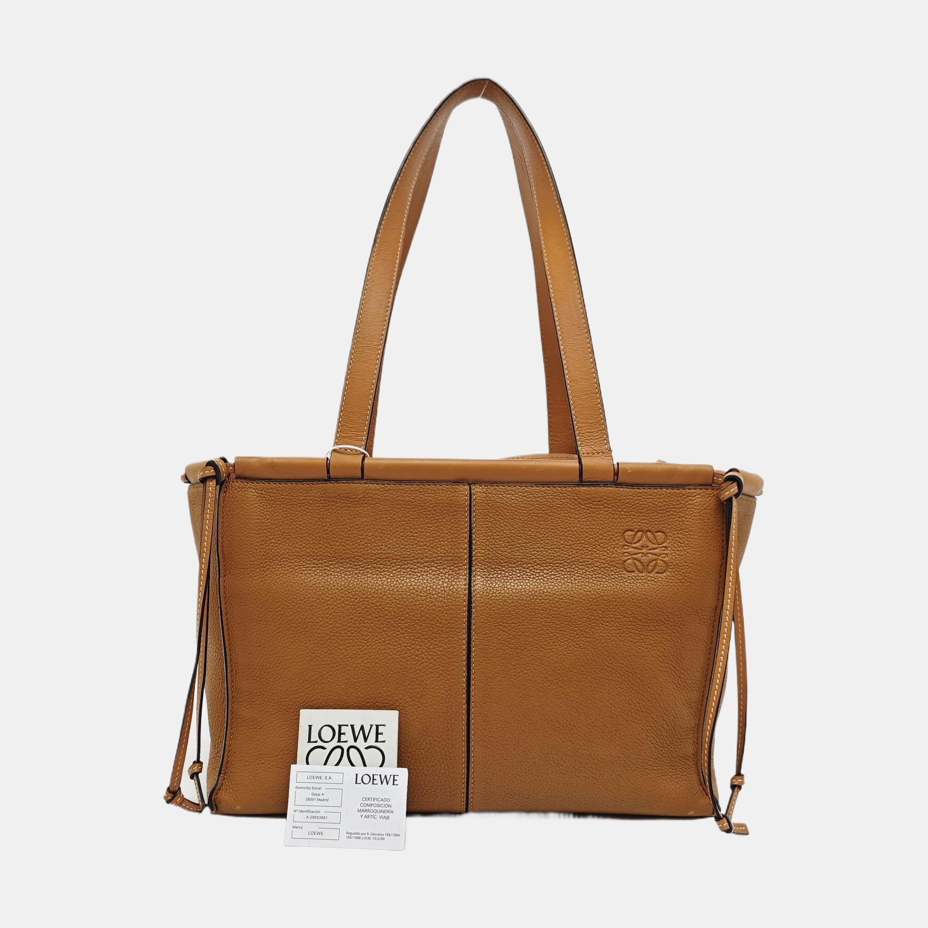 Cushion Small Calfskin Brown