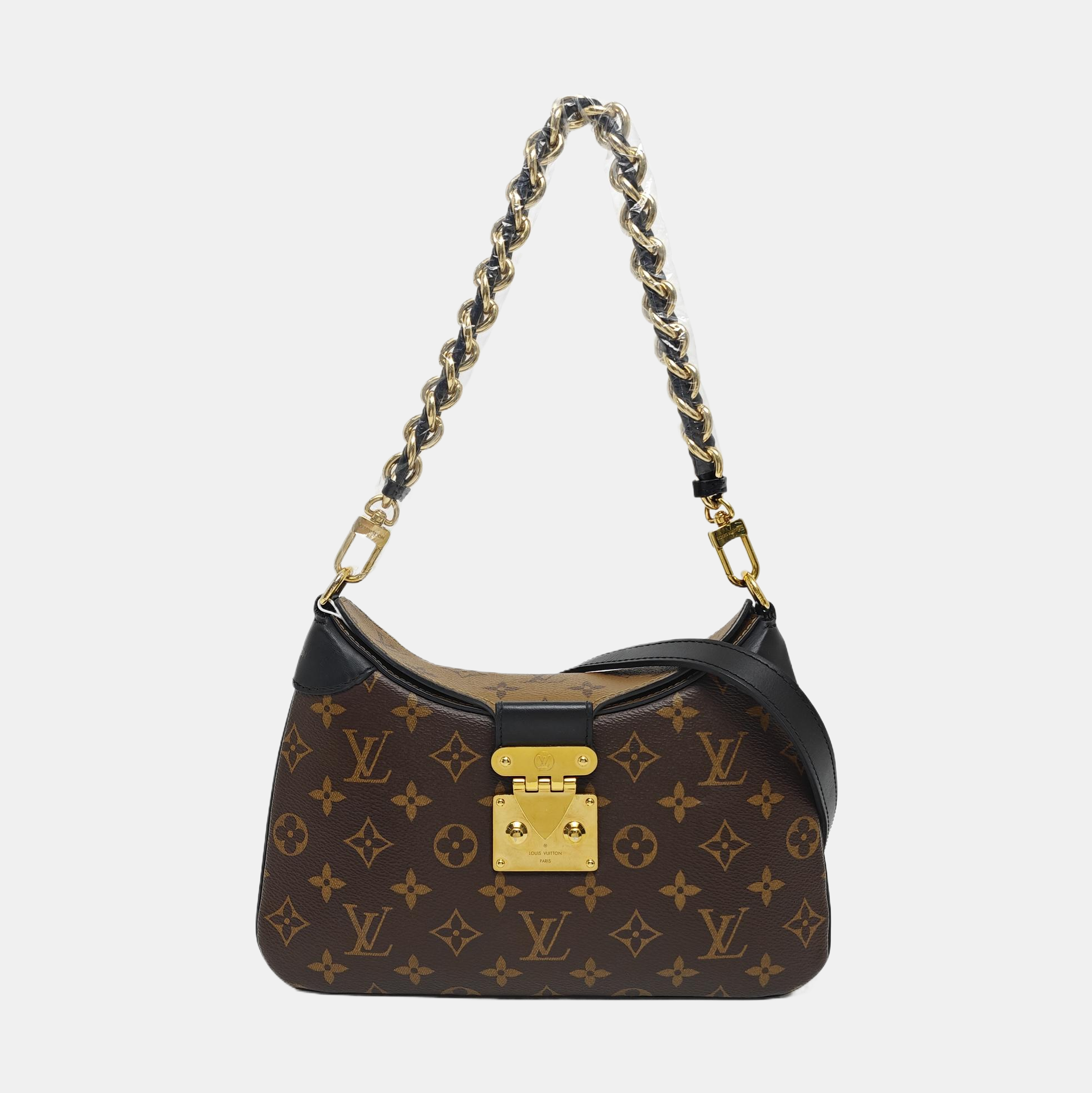 TWINNY Monogram Coated Canvas Brown