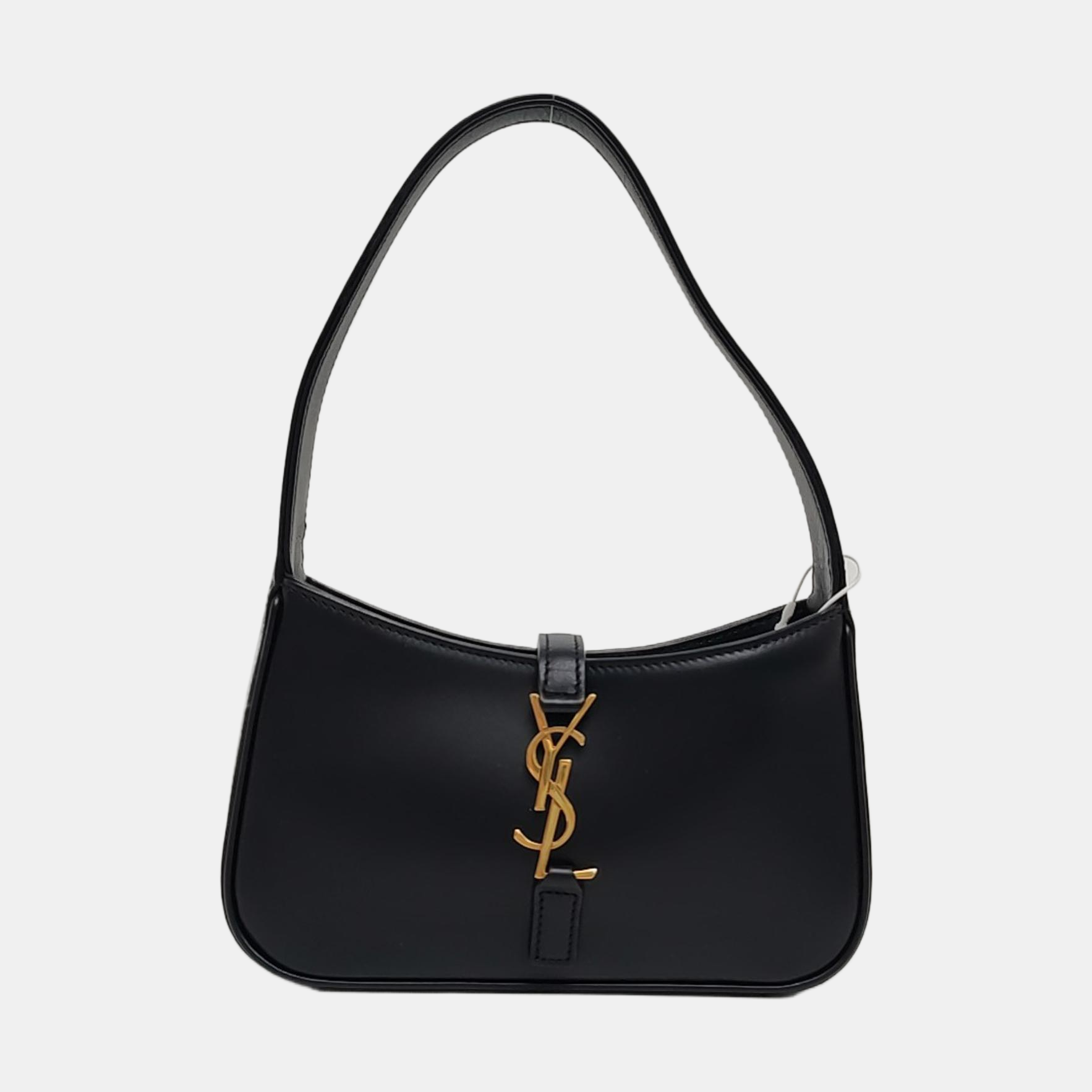 Authenticated pre-owned  LE 5 À 7 Calfskin Black - Shoulder Bag at Looply