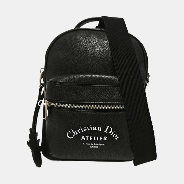 Calfskin Crossbody Bag Black