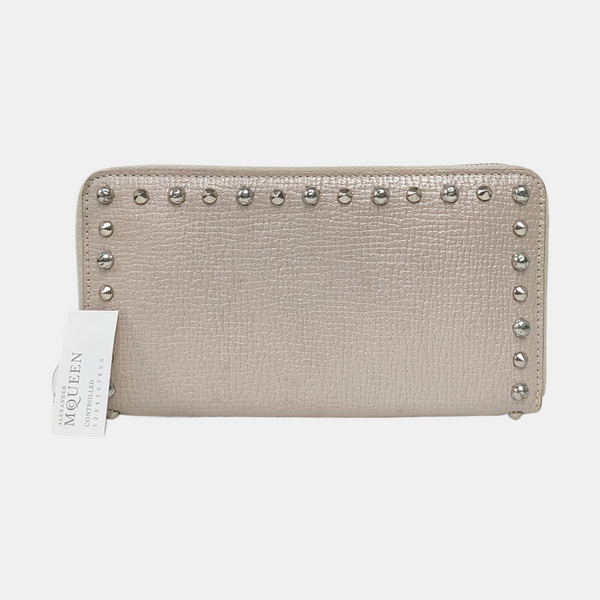 Calfskin Wallet Beige