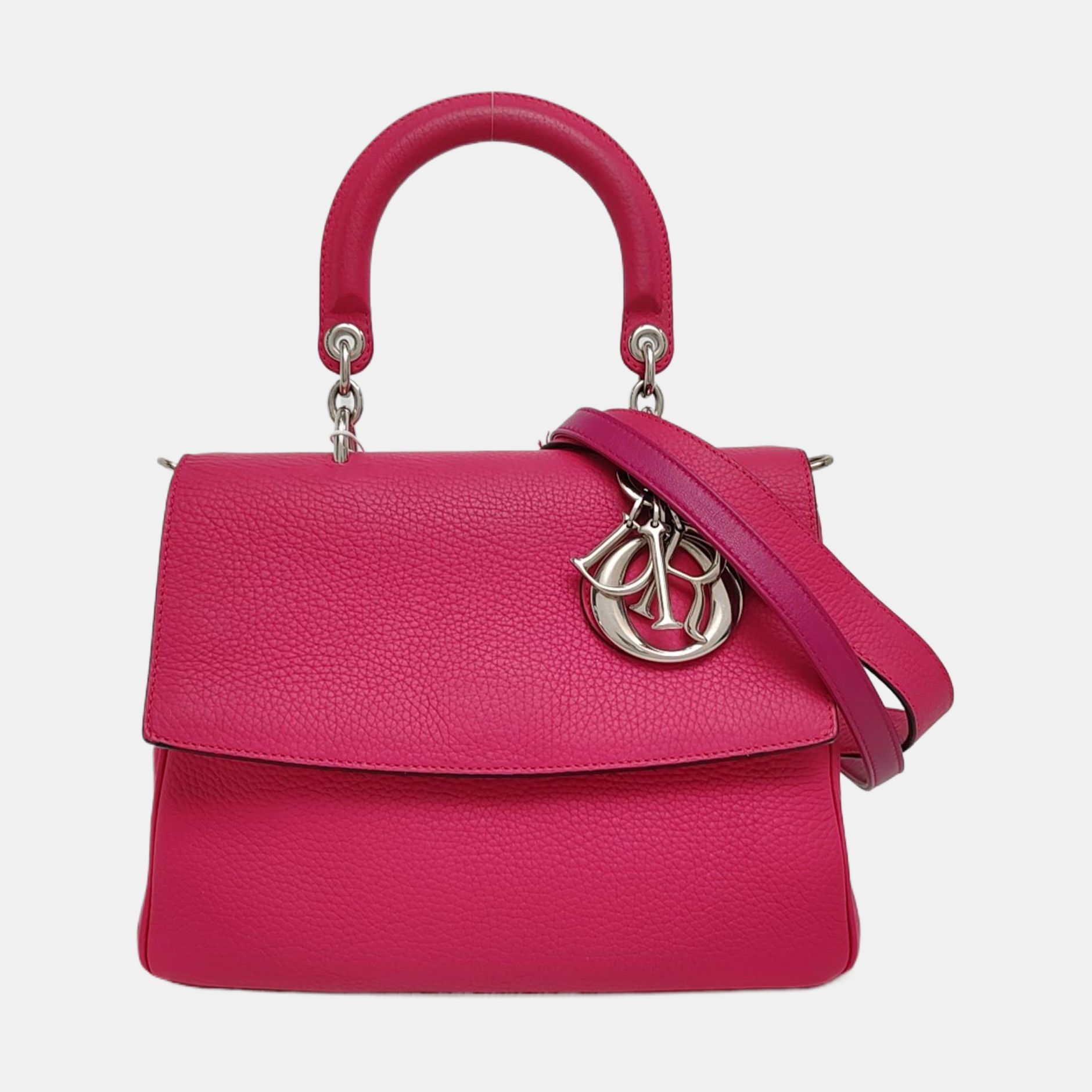 Authenticated pre-owned  Be Dior Calfskin Pink - Shoulder Bag at Looply