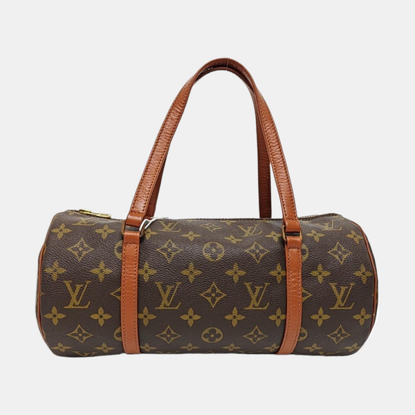PAPILLON MM Monogram Coated Canvas Brown