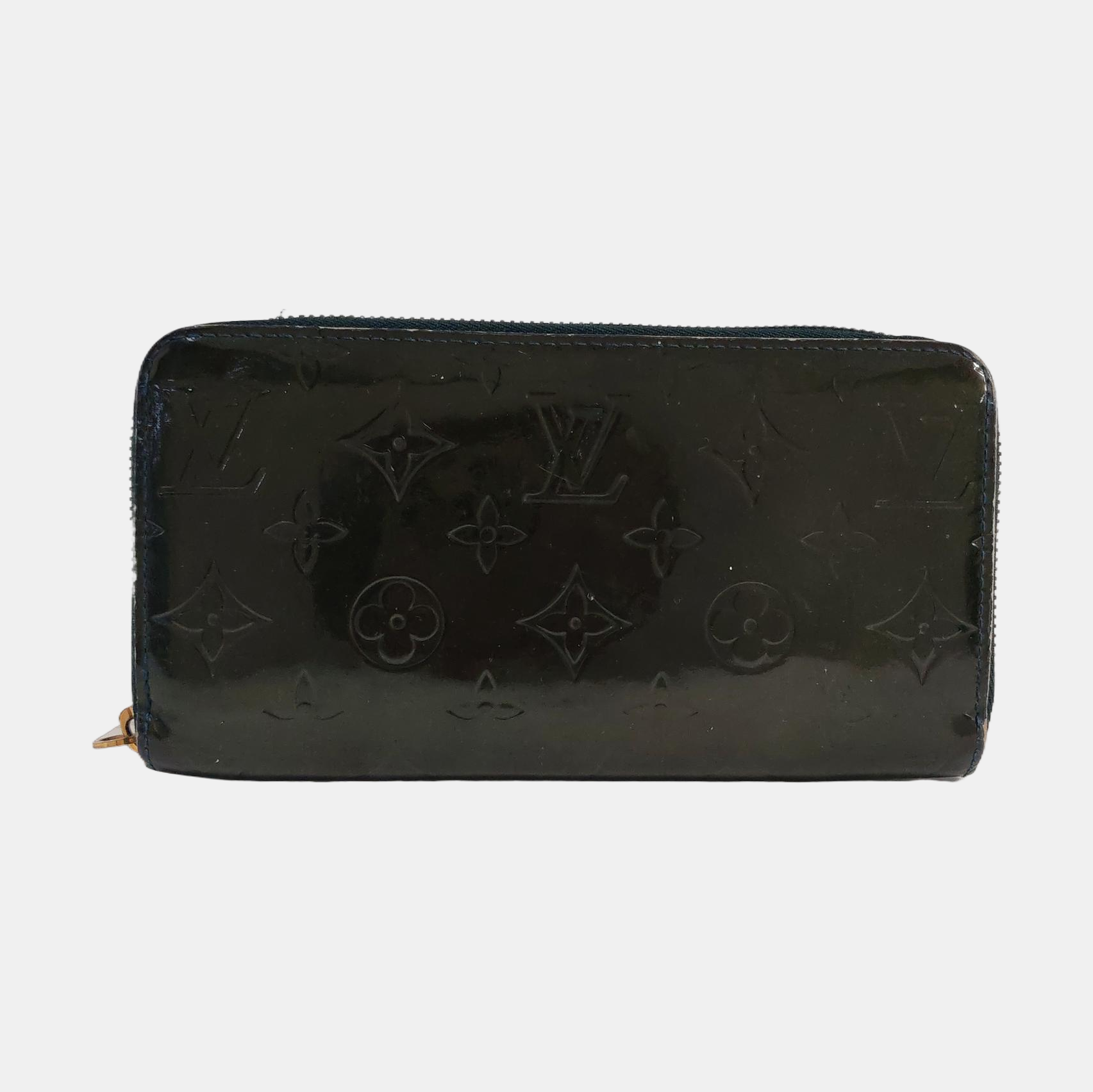 ZIPPY Patent Leather Green Wallet