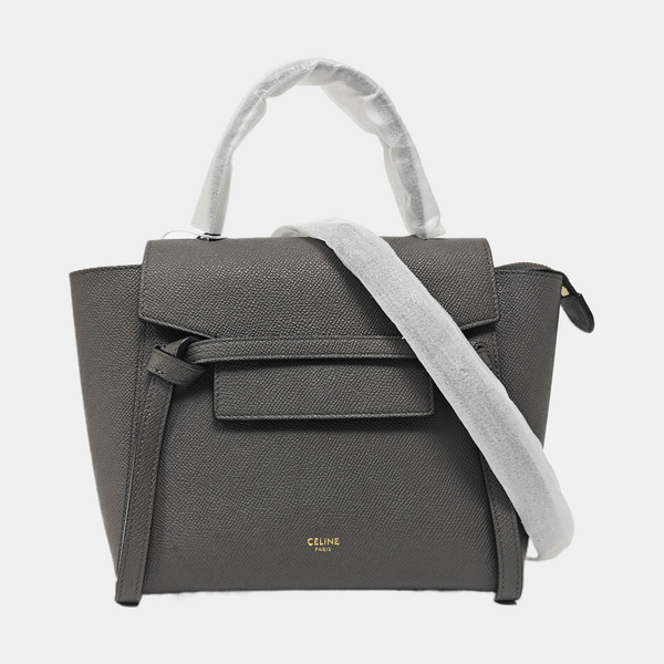 BELT Nano Calfskin Gray