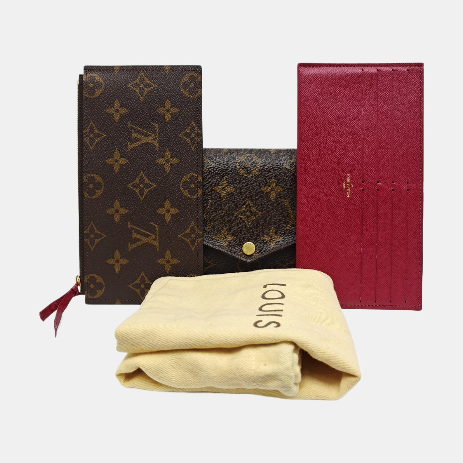 FÉLICIE Monogram Coated Canvas Brown