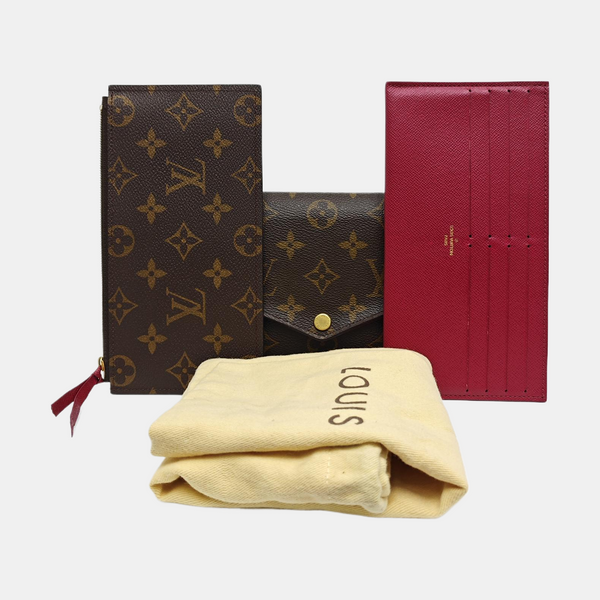 FÉLICIE Monogram Coated Canvas Brown