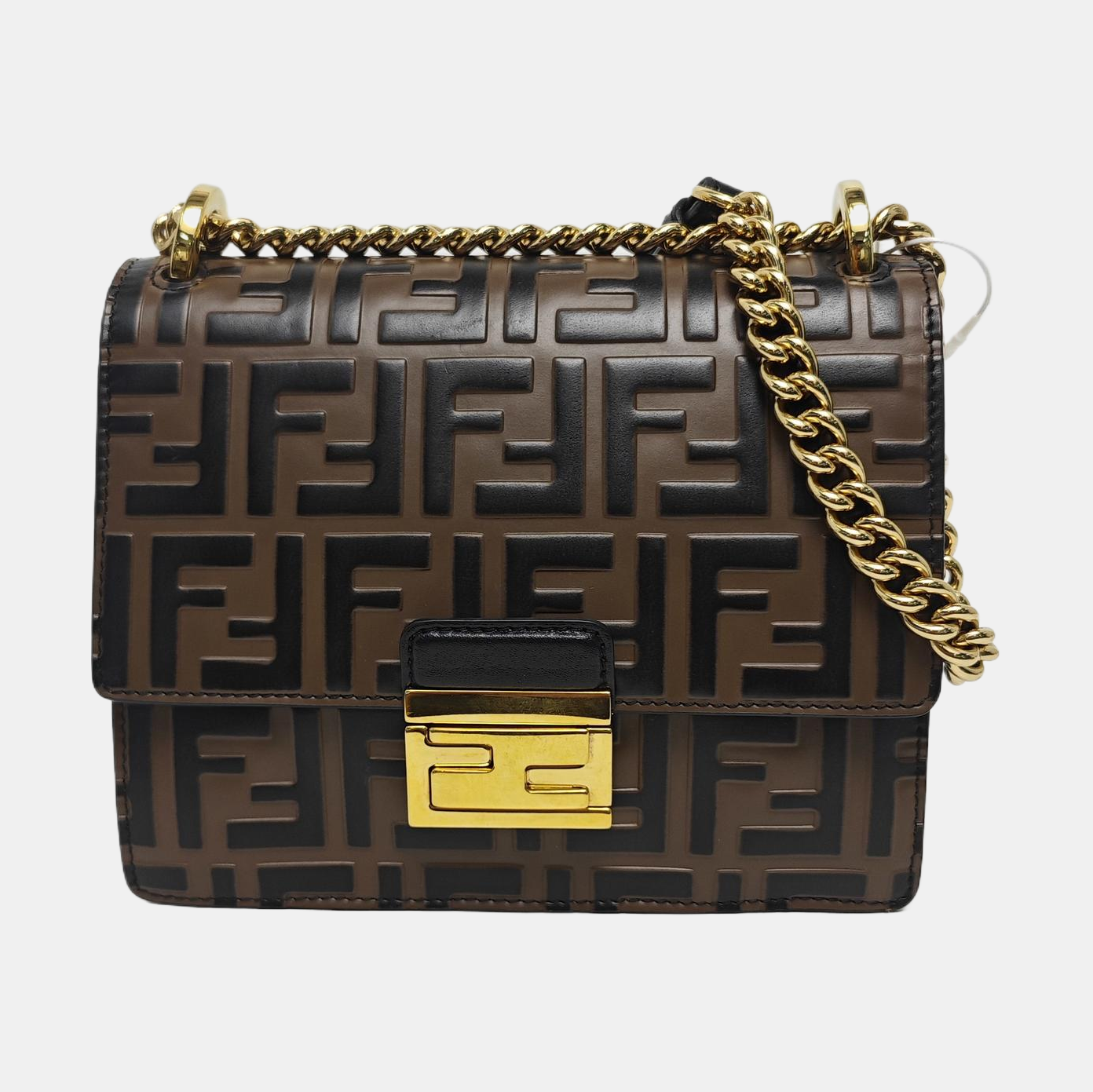Kan U Small Calfskin Brown