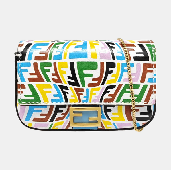 Baguette Nano Calfskin Multicolor