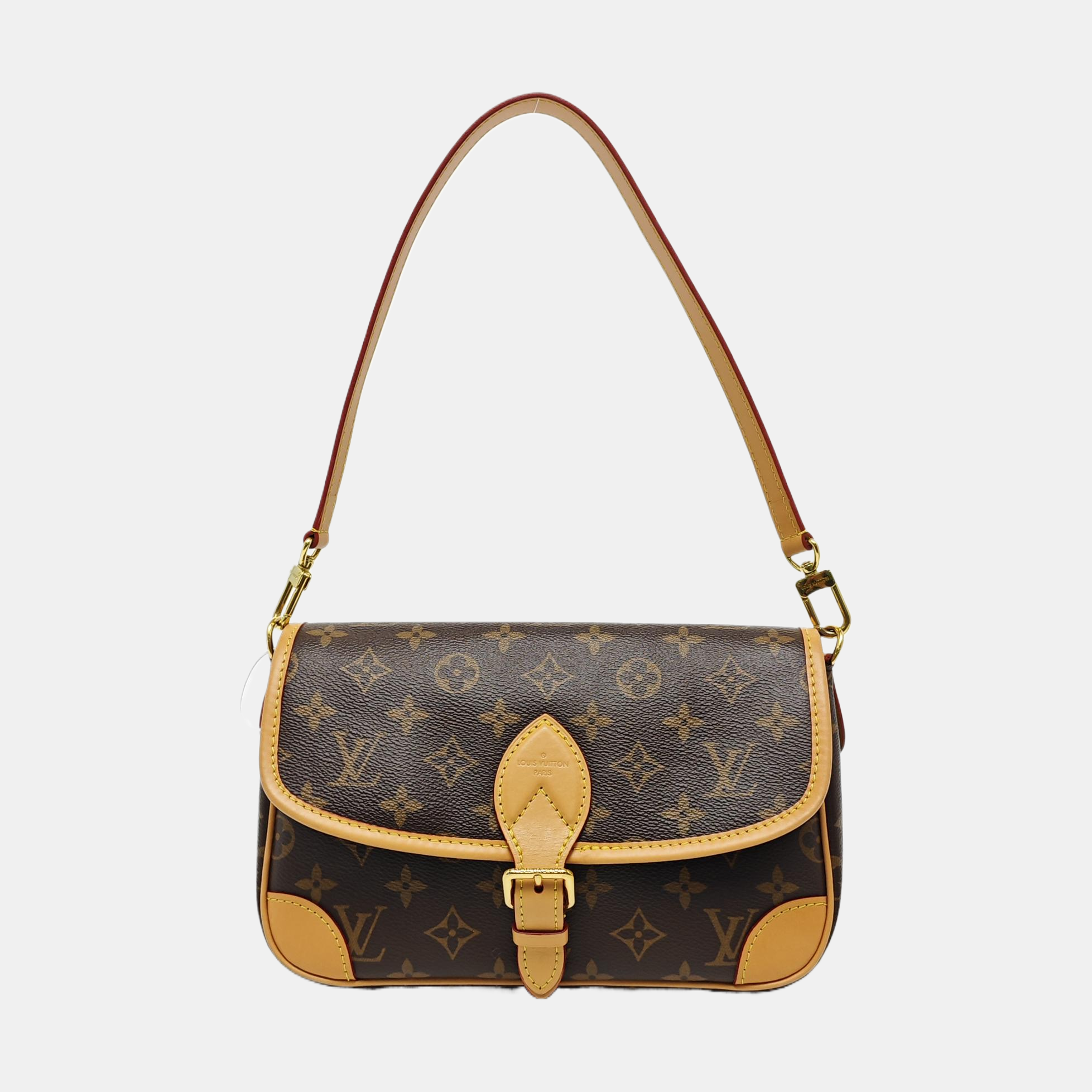 DIANE Monogram Coated Canvas Brown