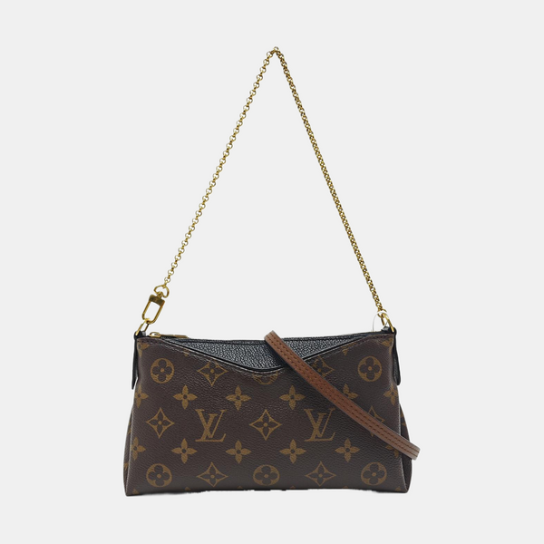 PALLAS BB Monogram Coated Canvas Brown