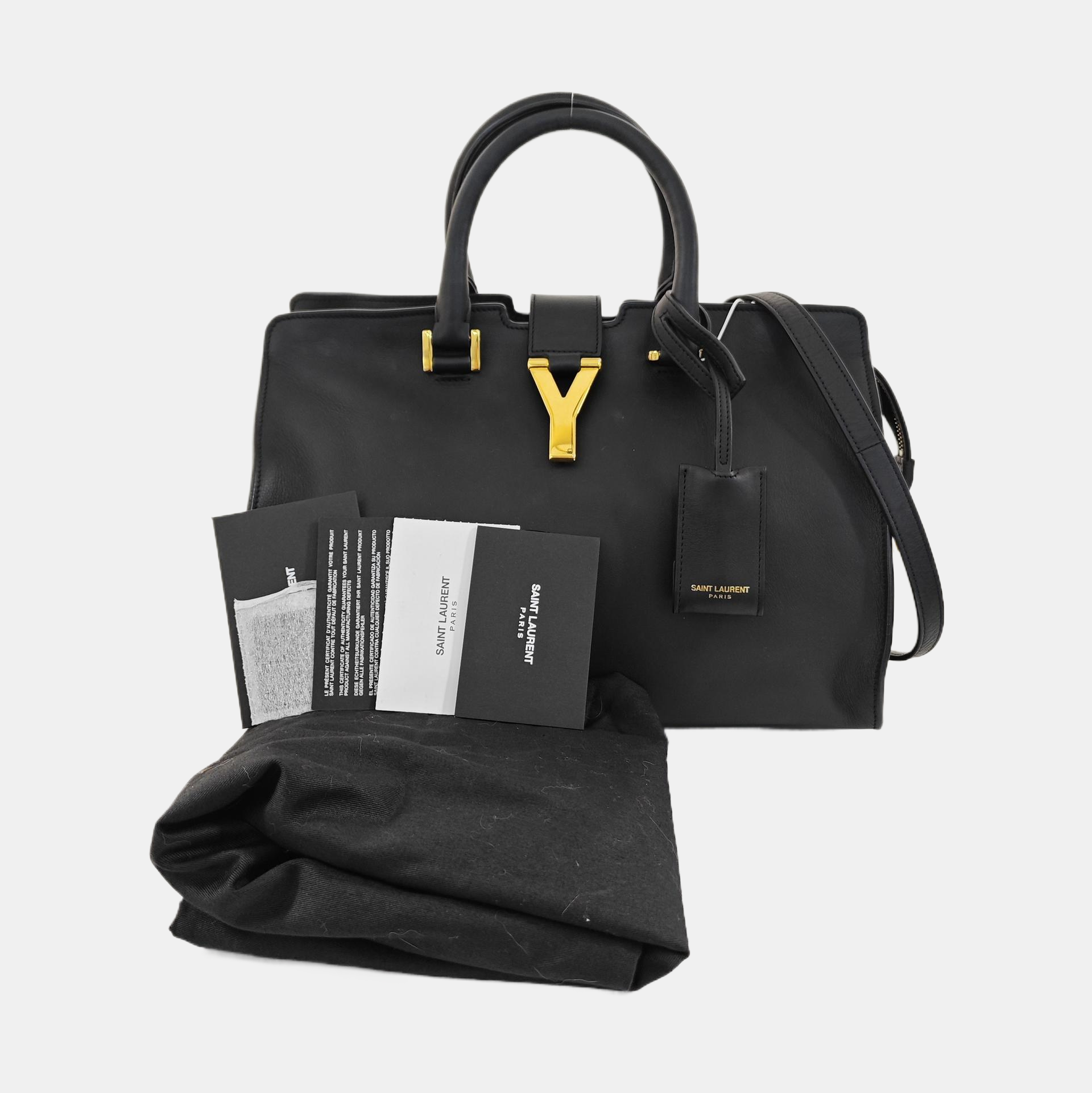 CHYC Y LIGNE Small Calfskin Black