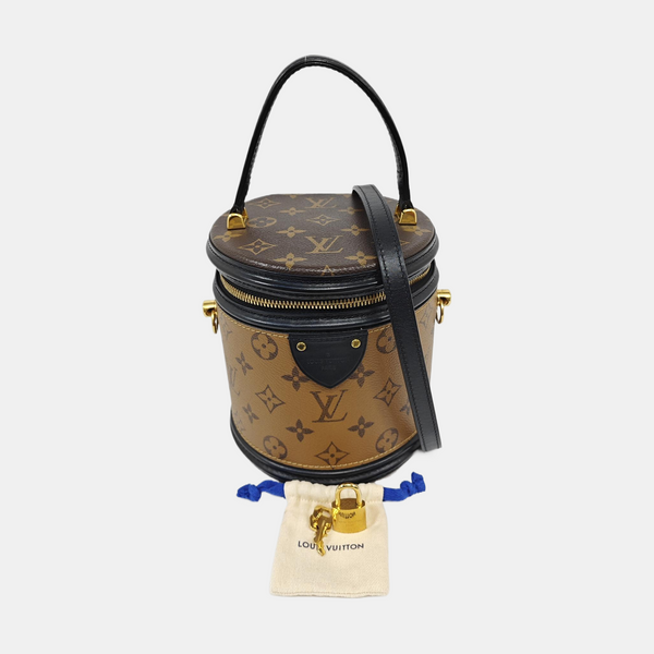CANNES PM Monogram Coated Canvas Brown