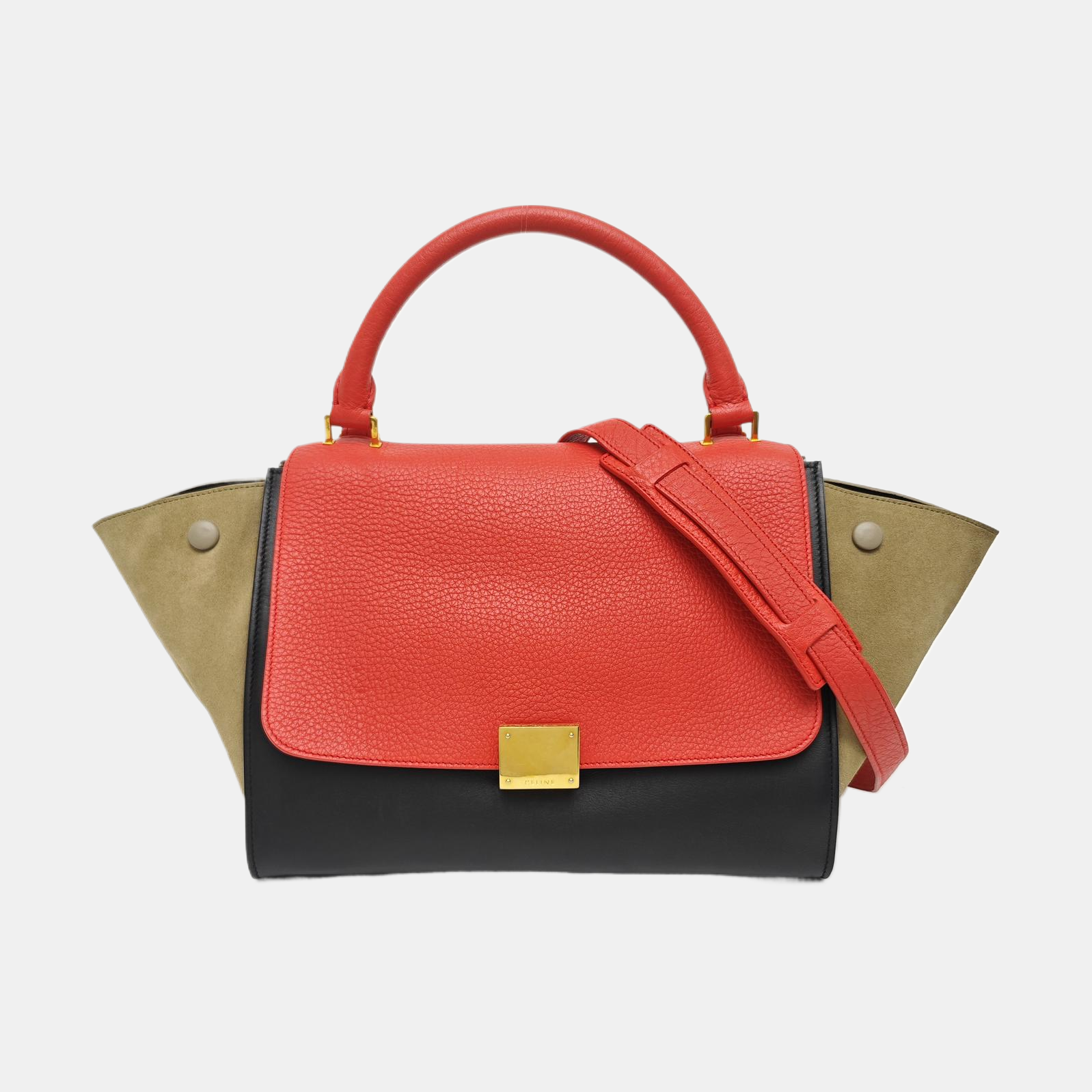 TRAPEZE Small Calfskin Multicolor