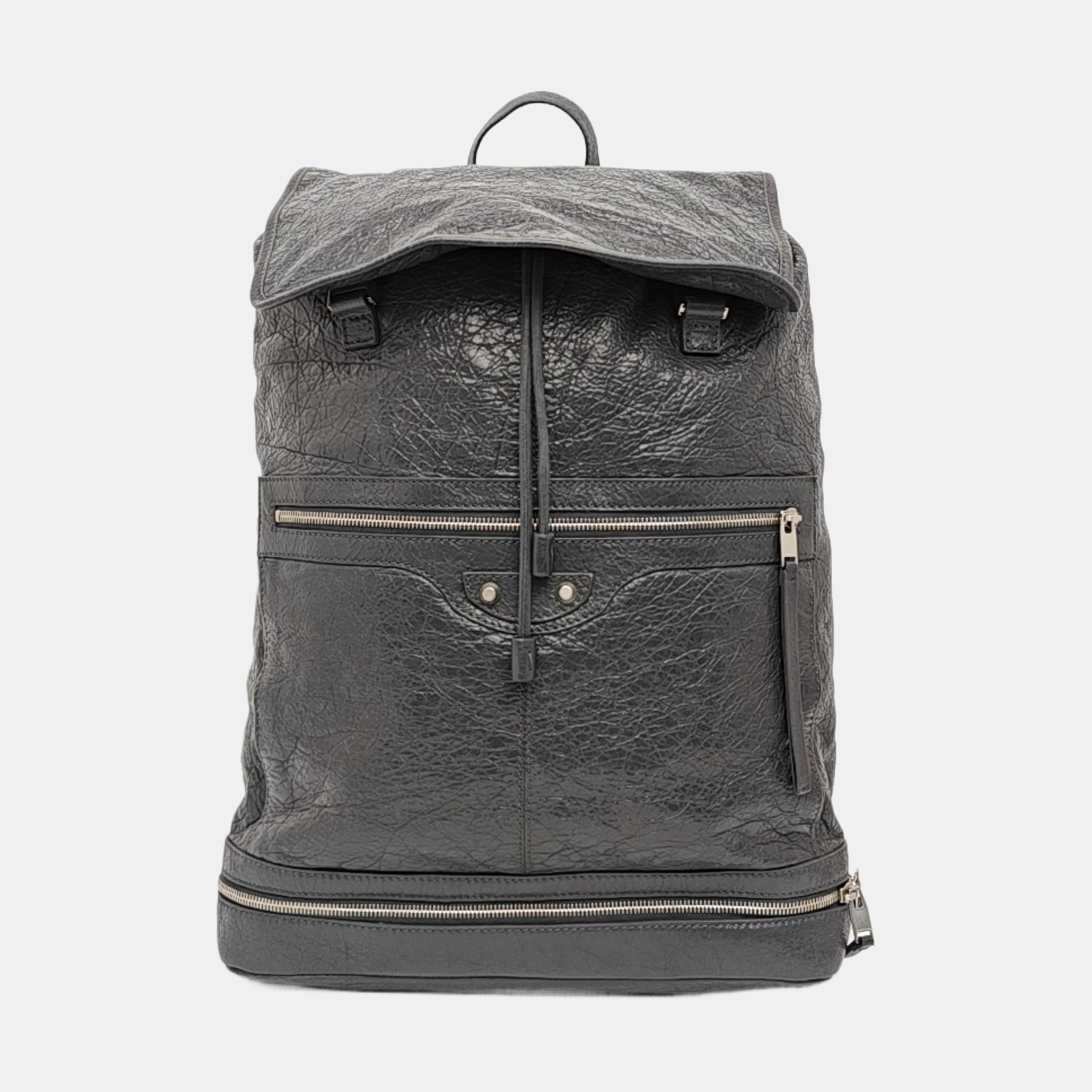 Lambskin Backpack Gray