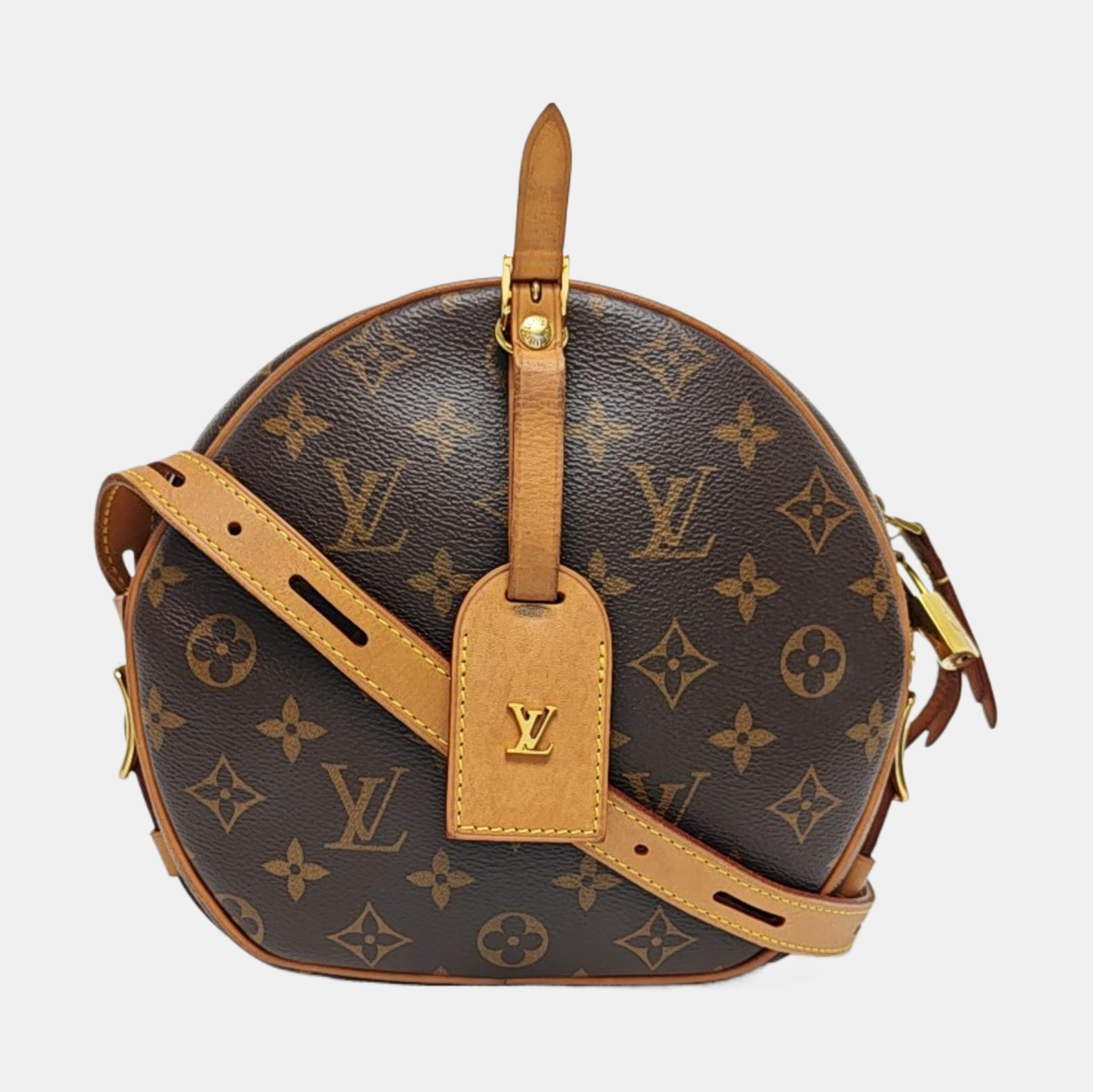 BOITE CHAPEAU MM Monogram Coated Canvas Brown
