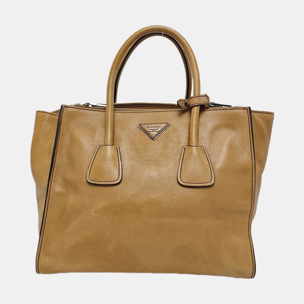 Calfskin Tote Bag Brown