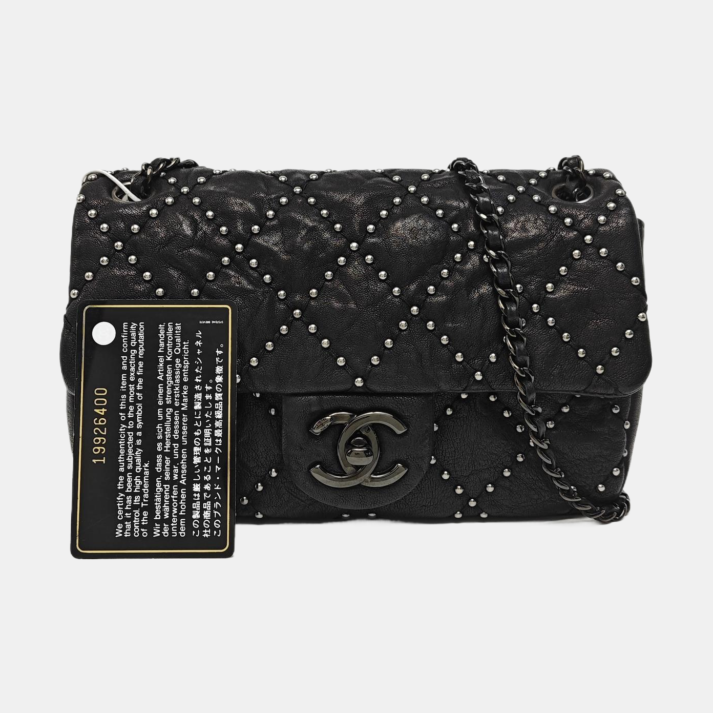 CLASSIC FLAP Mini Quilted Lambskin Black