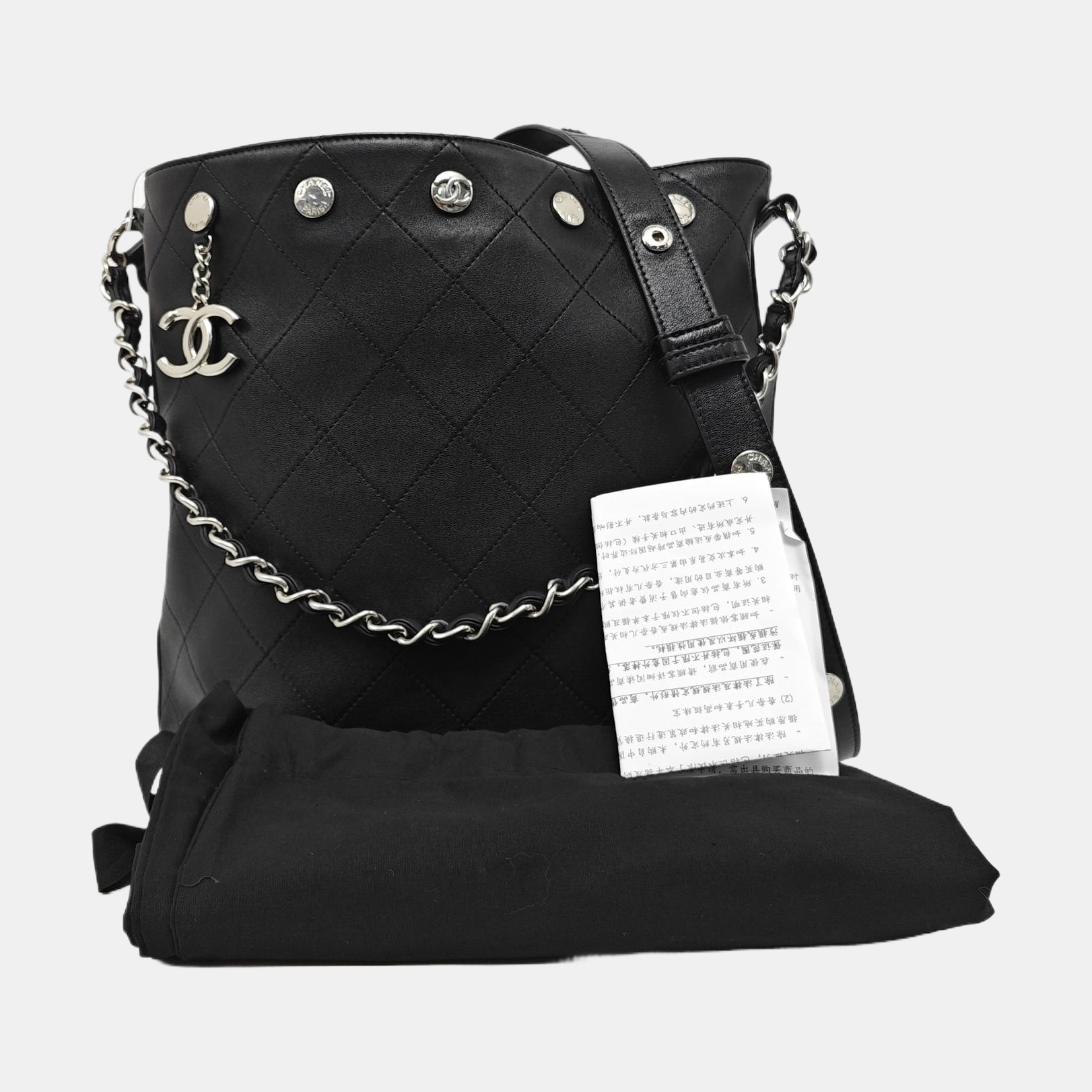 Quilted Lambskin Black
