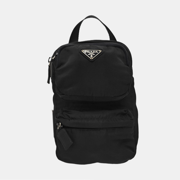 Nylon Backpack Black