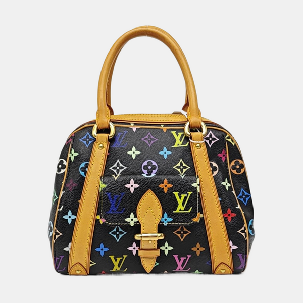 LV × TM PRISCILLA Monogram Coated Canvas Black