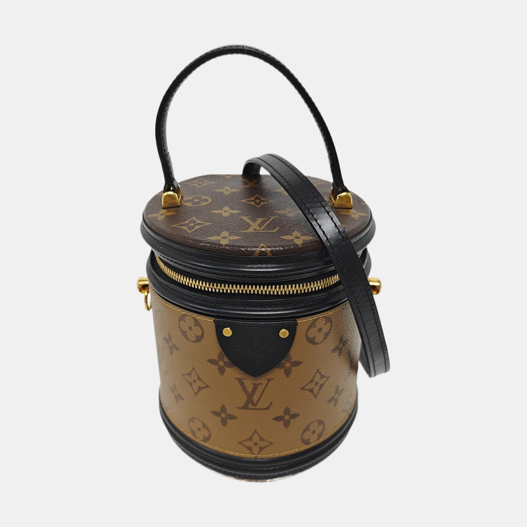 CANNES PM Monogram Coated Canvas Brown