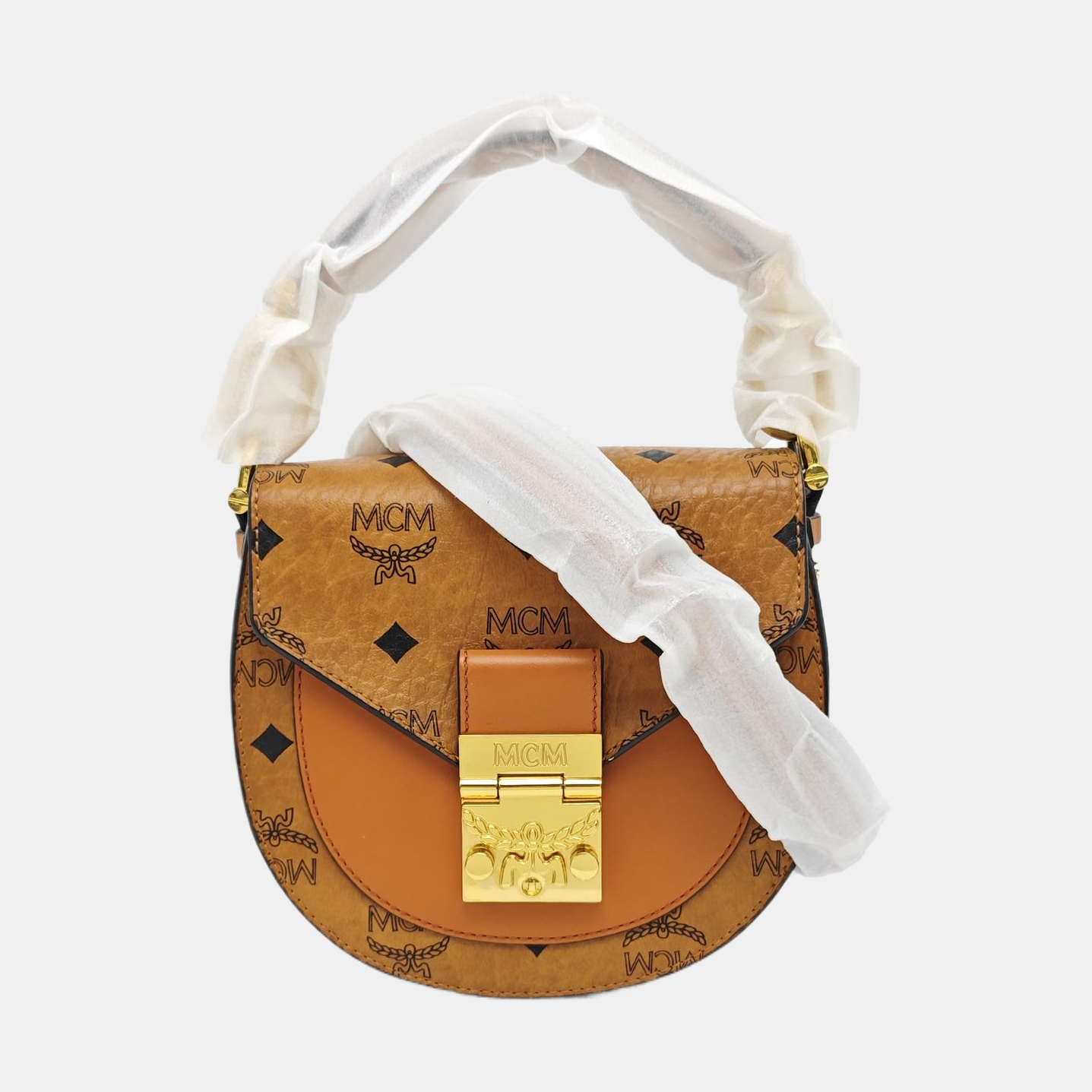 PATRICIA Mini Monogram Coated Canvas Brown