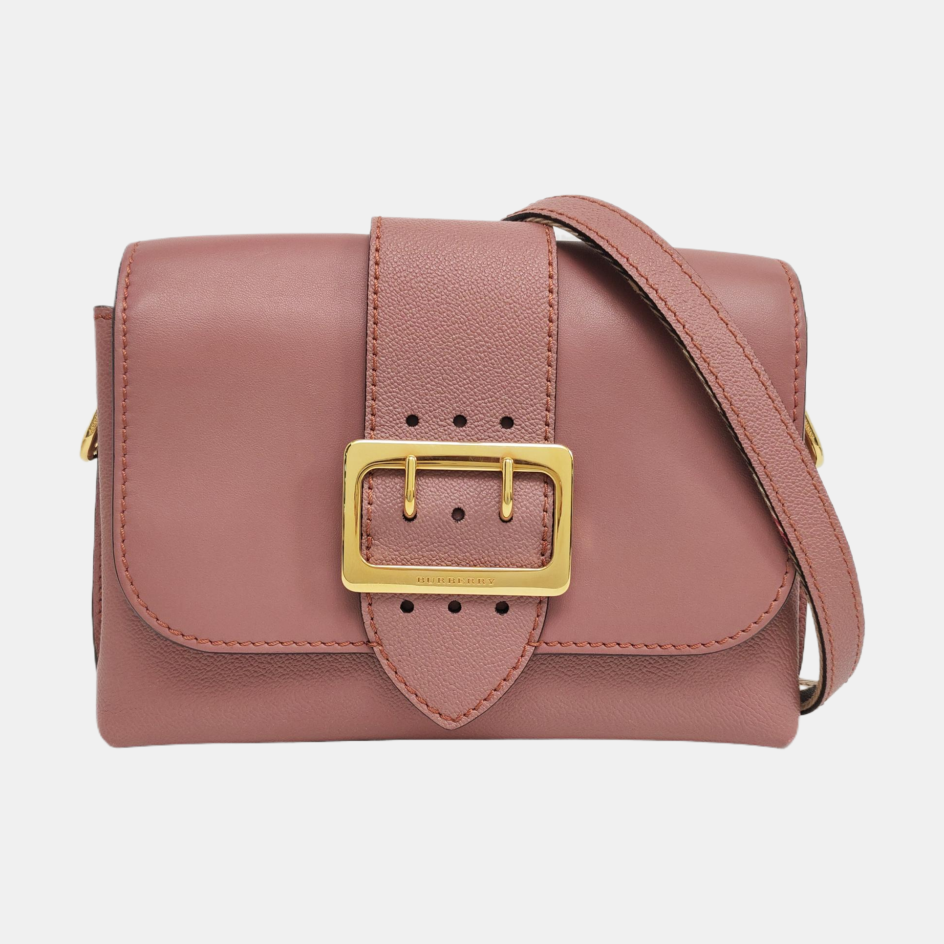 Buckle Calfskin Beige
