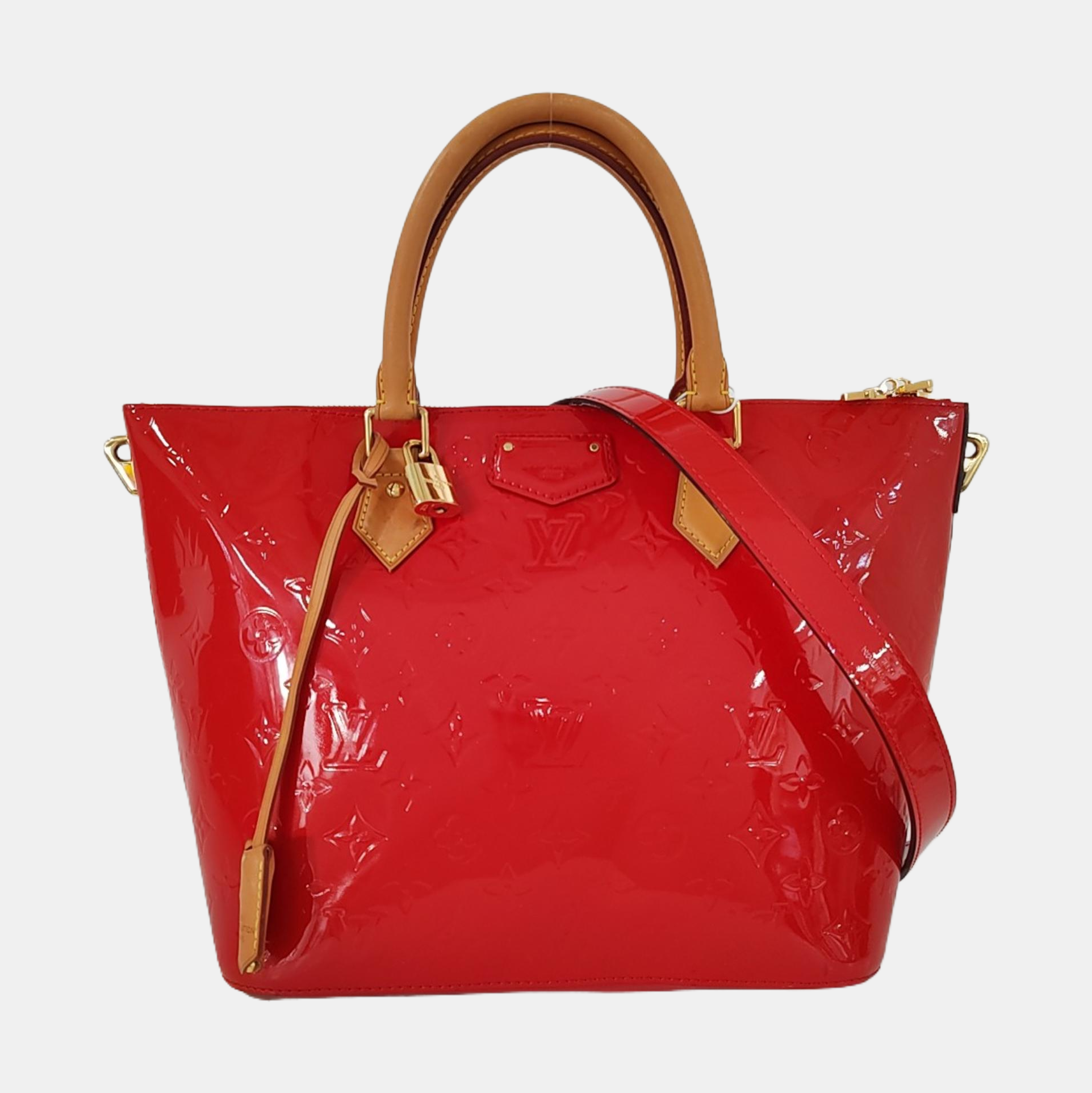 MONTEBELLO MM Patent Leather Red