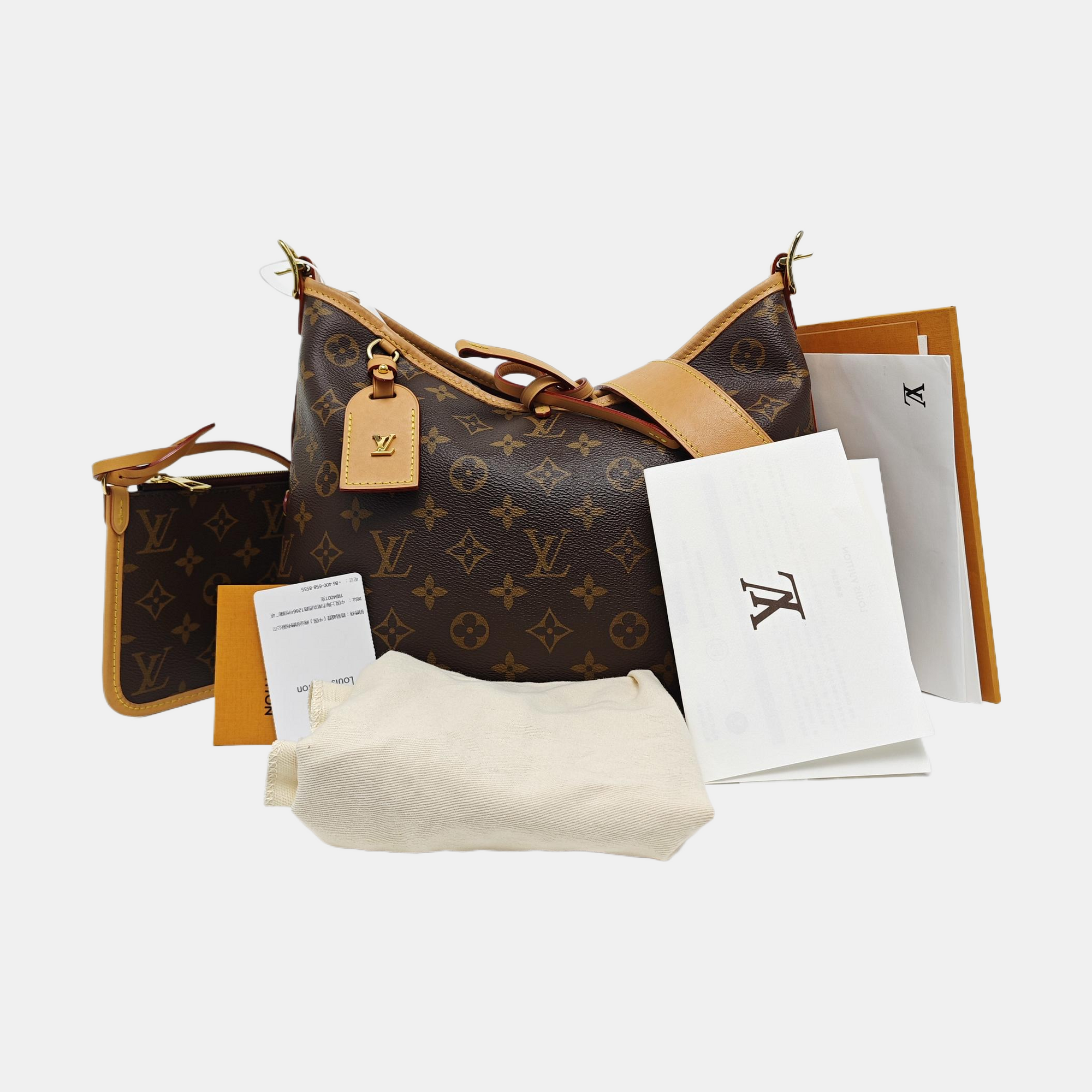 CARRYALL PM Monogram Coated Canvas Brown