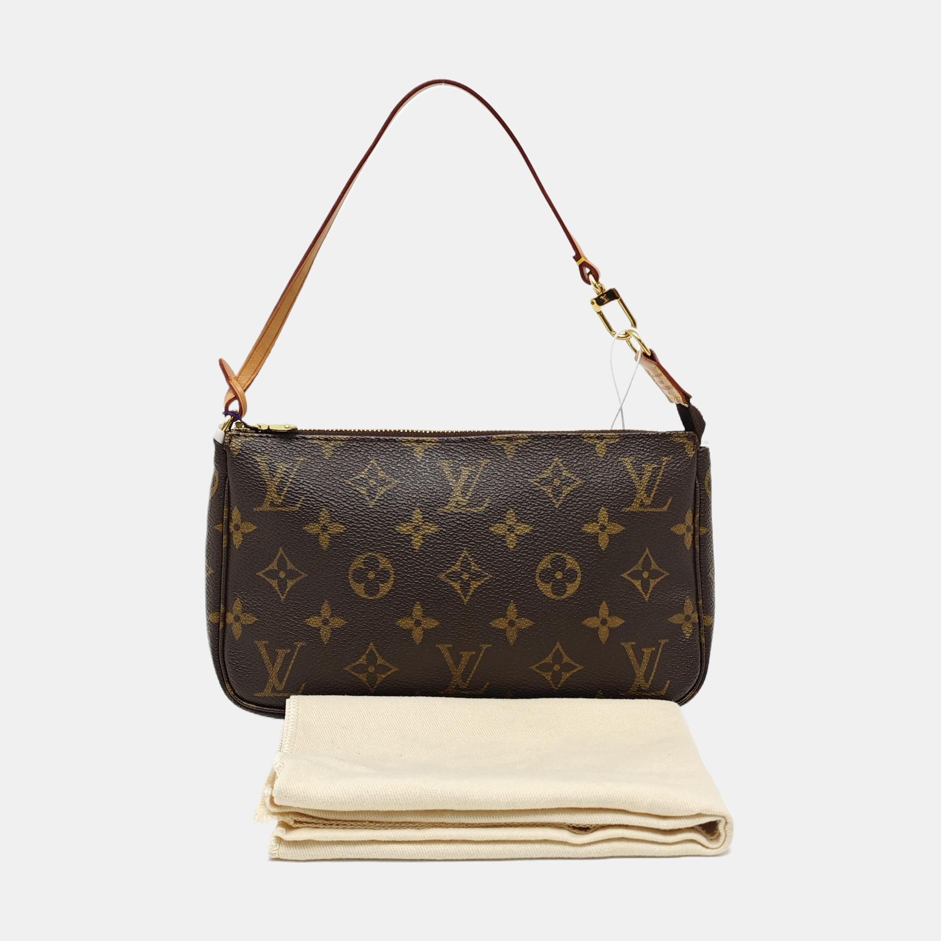 ACCESSOIRES Monogram Coated Canvas Brown