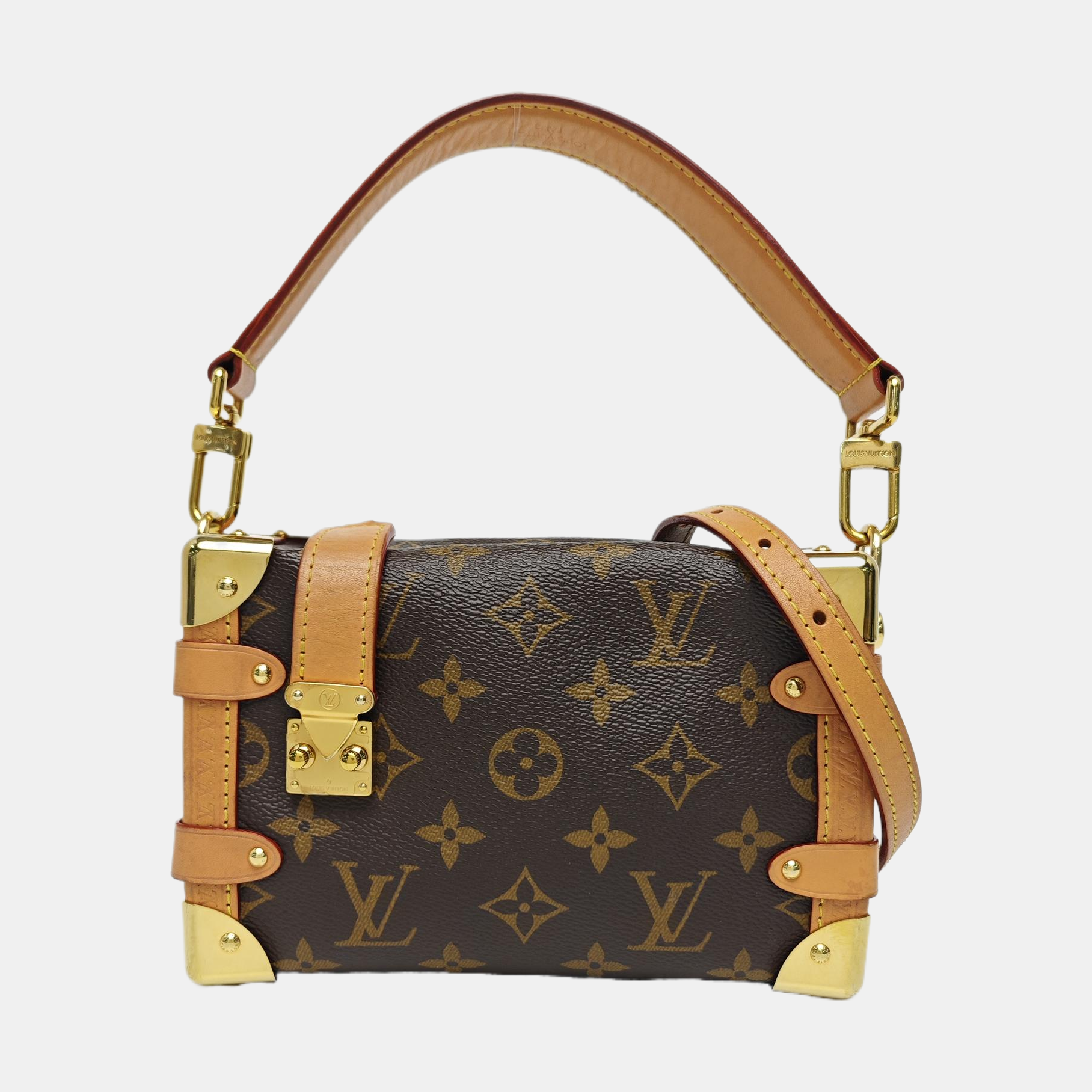 SIDE TRUNK PM Monogram Coated Canvas Brown
