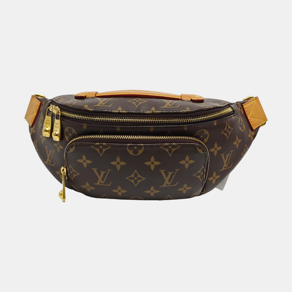 RUSH Monogram Coated Canvas Brown