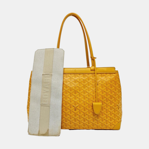 Bellechasse Biaude PM Coated Canvas Yellow