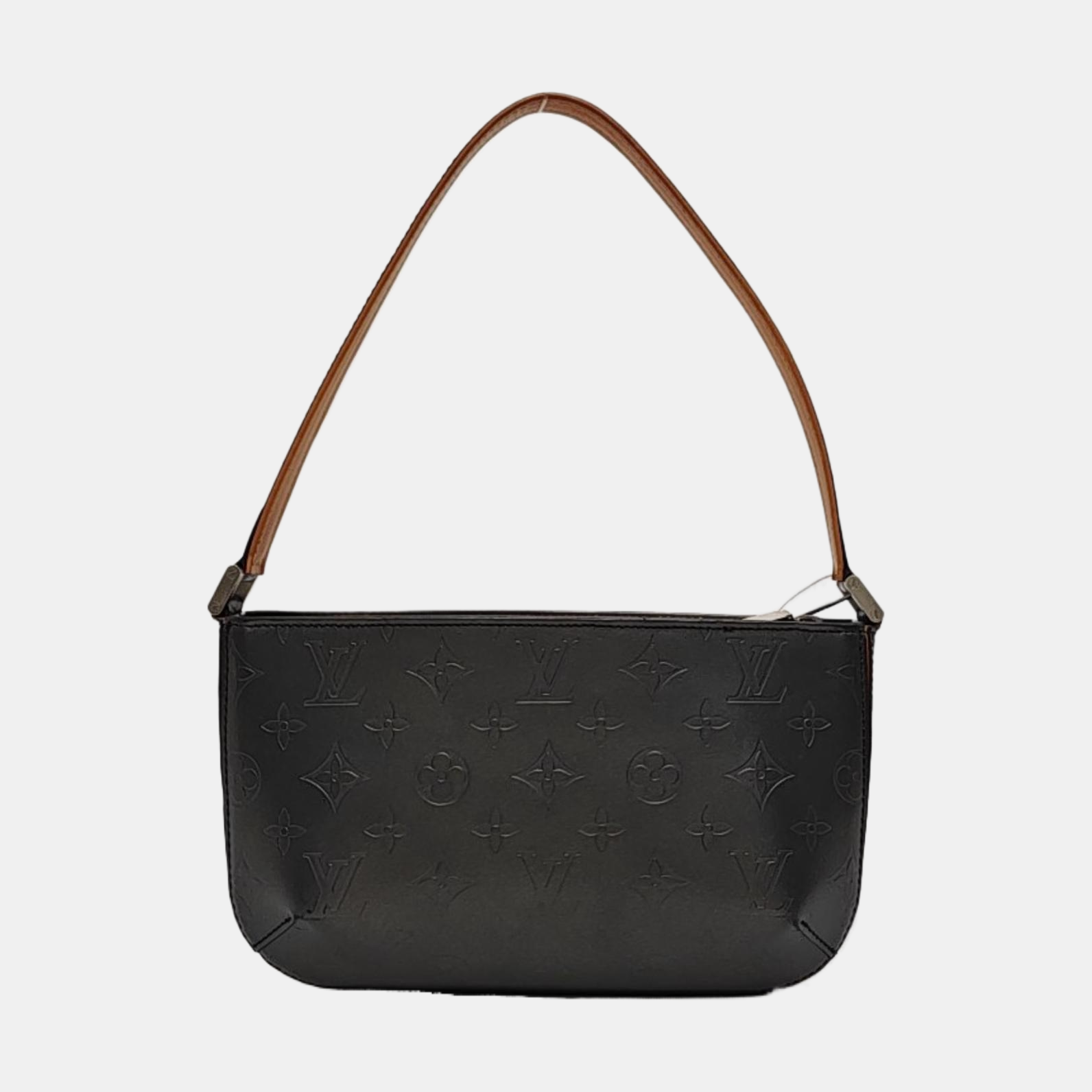 FOWLER Monogram Calfskin Gray
