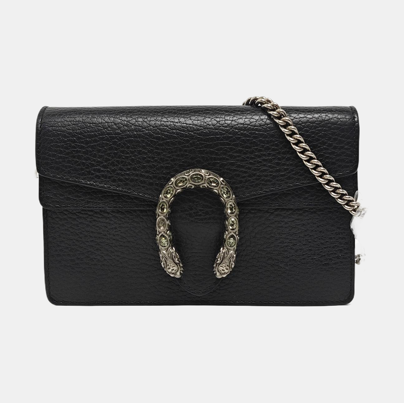 Authenticated pre-owned  Dionysus Super Mini Calfskin Black - Shoulder Bag at Looply