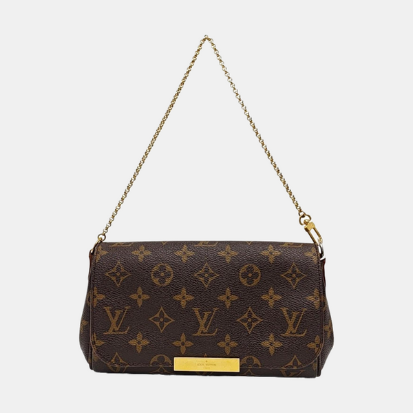 FAVORITE PM Monogram Coated Canvas Brown