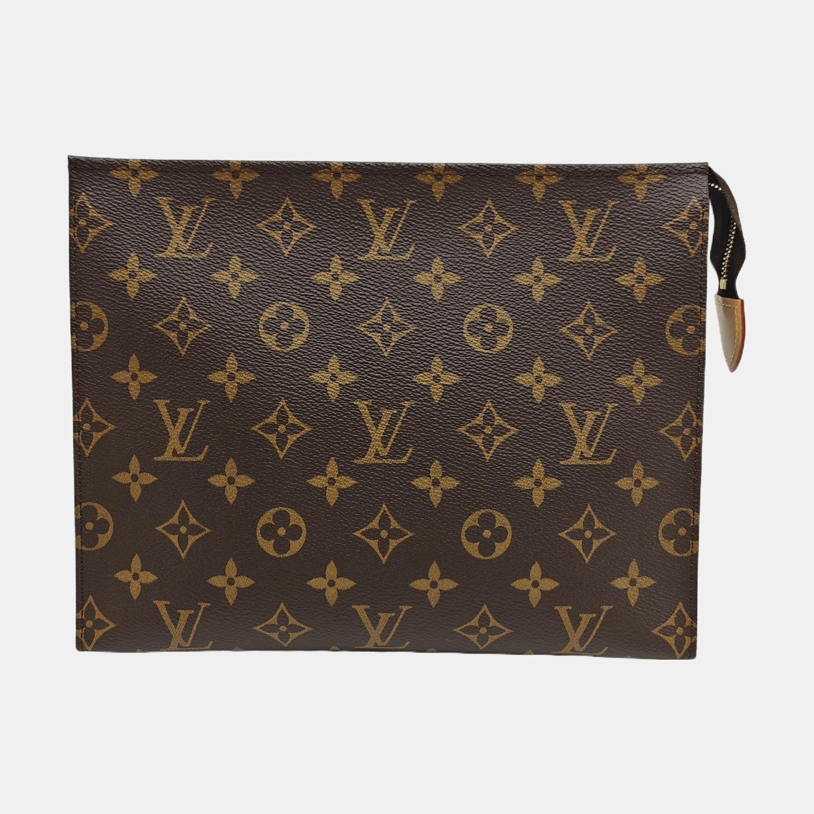 TOILET POCKET 26 Monogram Coated Canvas Brown
