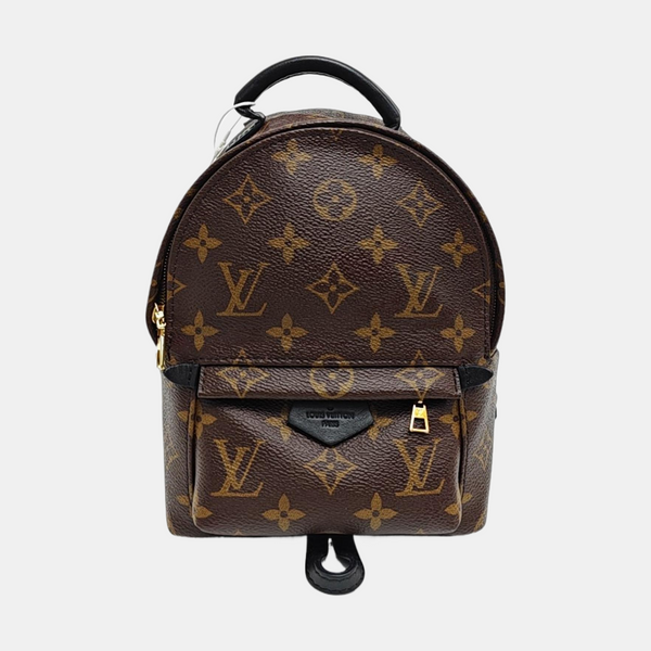 PALM SPRINGS Mini Monogram Coated Canvas Brown