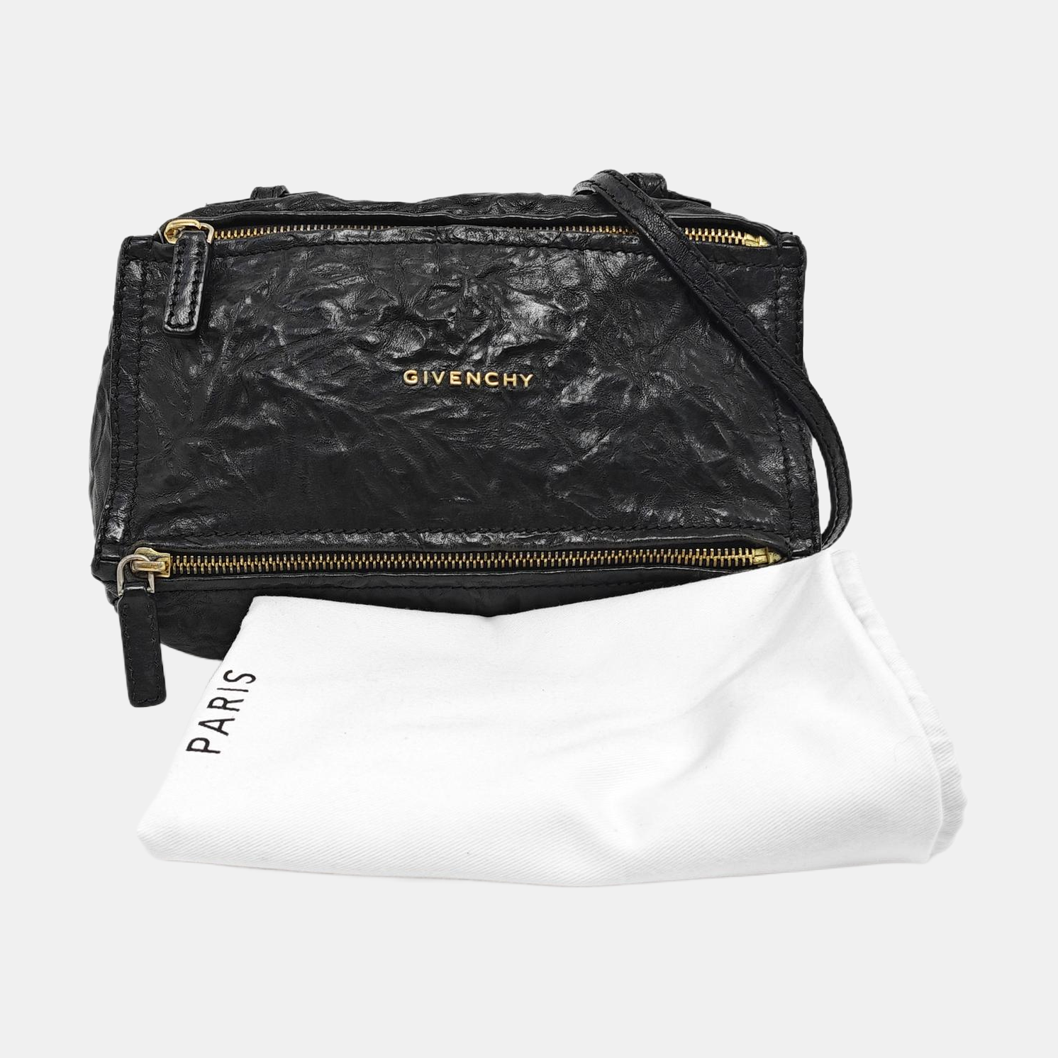 Lambskin Shoulder Bag Black