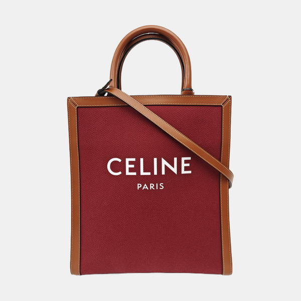 CABAS CELINE Small Canvas Red