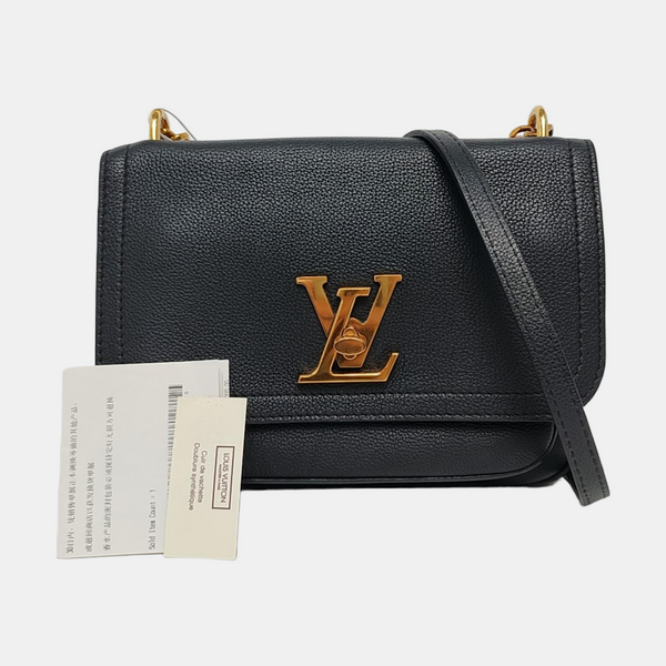 LOCKME TENDER PM Calfskin Black
